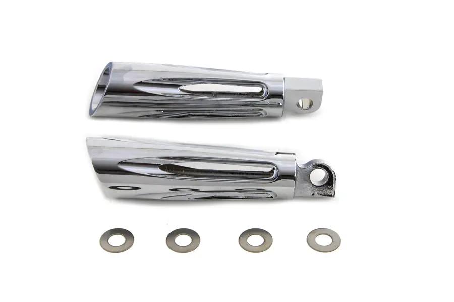 V-Twin Slasher Style Footpeg Set for Harley-Davidson Softail Models by V-Twin