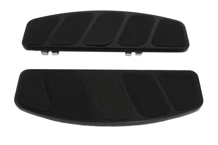 Wyatt Gatling Part 7716 Black Rectangular Footboard Set for Harley Davidson FLT (1980-1989) by Wyatt Gatling