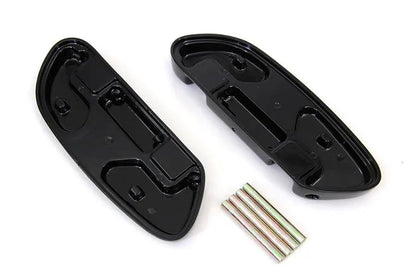 Wyatt Gatling Passenger Footboard Set Black for Harley Davidson FLT Models (Part #3022) by Wyatt Gatling