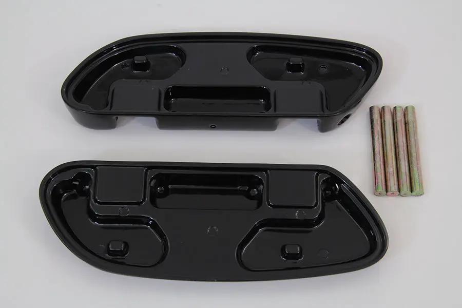 Wyatt Gatling Passenger Footboard Set Black for Harley Davidson FLT Models (Part #3022) by Wyatt Gatling