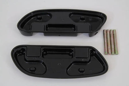 Wyatt Gatling Passenger Footboard Set Black for Harley Davidson FLT Models (Part #3022) by Wyatt Gatling