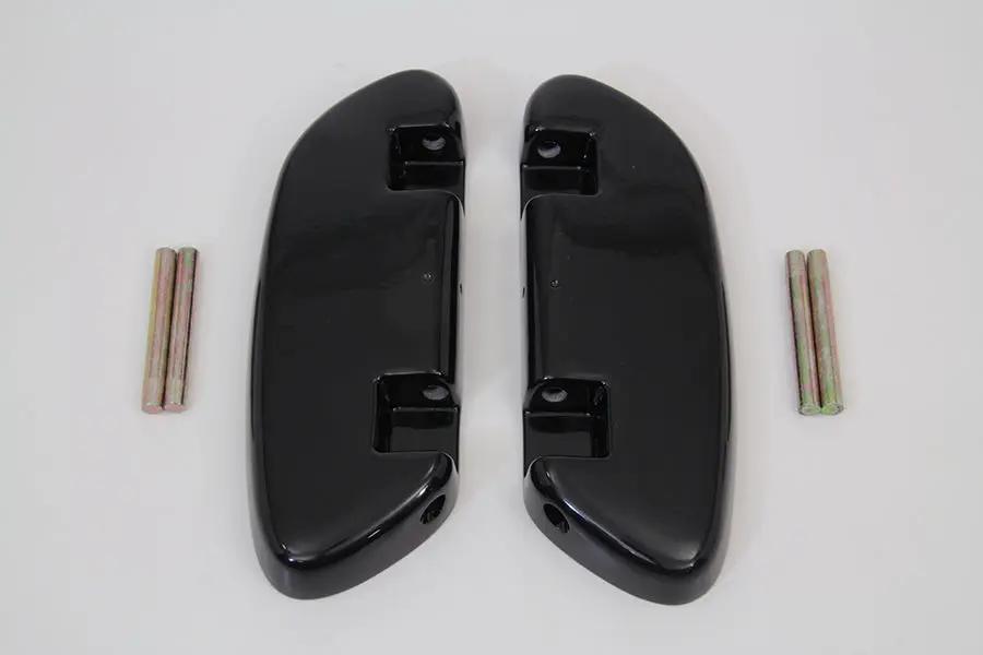Wyatt Gatling Passenger Footboard Set Black for Harley Davidson FLT Models (Part #3022) by Wyatt Gatling