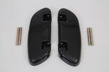 Wyatt Gatling Passenger Footboard Set Black for Harley Davidson FLT Models (Part #3022) by Wyatt Gatling