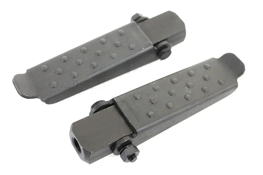 V-Twin Parkerized Rear Footpeg Set for Harley-Davidson Softail Models by V-Twin