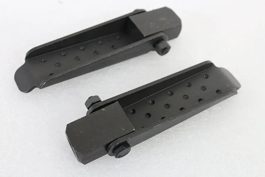 V-Twin Parkerized Rear Footpeg Set for Harley-Davidson Softail Models by V-Twin