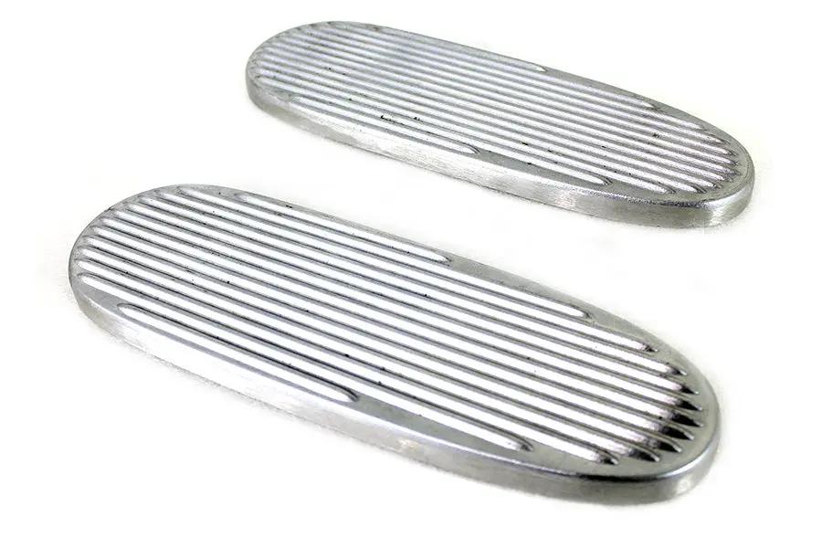 V-Twin Ribbed Polished Footboard Set for Harley Davidson Chief 1927-1936 by V-Twin