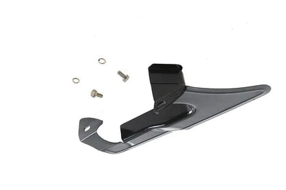 Wyatt Gatling Rear Belt Guard Lower for Harley Davidson FXR Models with 70-Tooth Pulley - Black Finish by Wyatt Gatling
