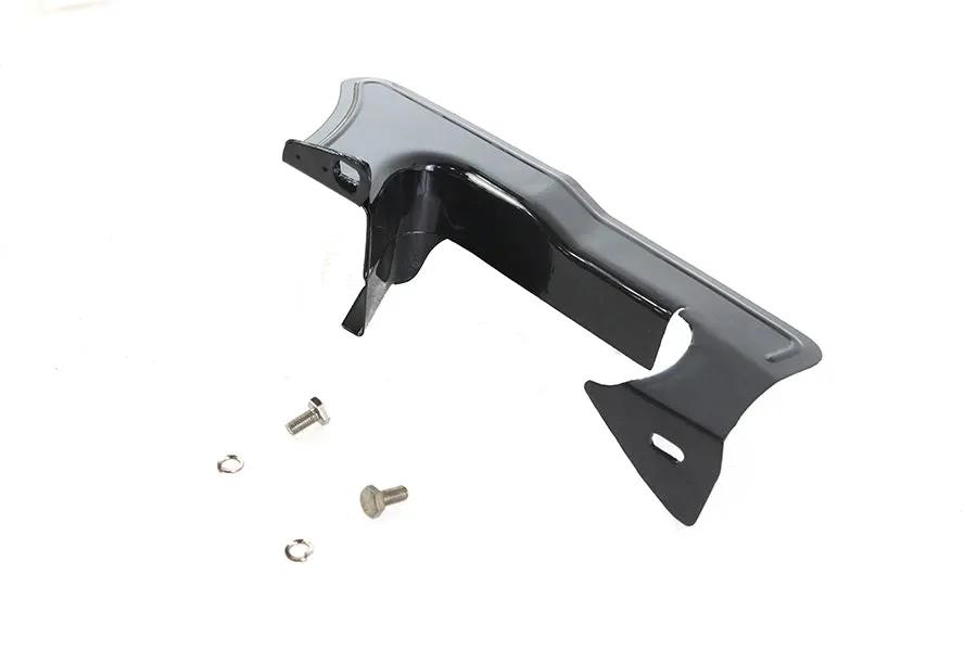 Wyatt Gatling Rear Belt Guard Lower for Harley Davidson FXR Models with 70-Tooth Pulley - Black Finish by Wyatt Gatling