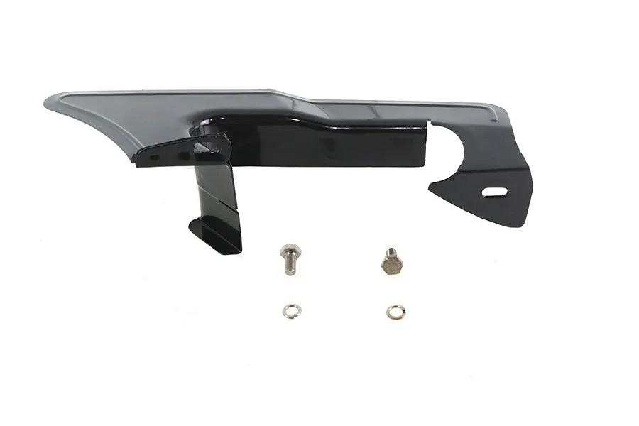 Wyatt Gatling Rear Belt Guard Lower for Harley Davidson FXR Models with 70-Tooth Pulley - Black Finish by Wyatt Gatling