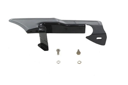 Wyatt Gatling Rear Belt Guard Lower for Harley Davidson FXR Models with 70-Tooth Pulley - Black Finish by Wyatt Gatling