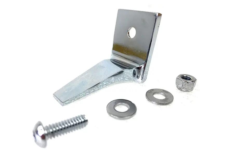 Wyatt Gatling Chrome Kickstand Extension Kit for Harley Davidson FXST (2007-2016) by Wyatt Gatling