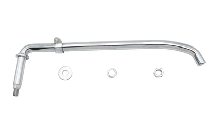 Wyatt Gatling Jiffy Kickstand Leg Chrome for Harley Davidson EL and FL Models - Part 75057C by Wyatt Gatling