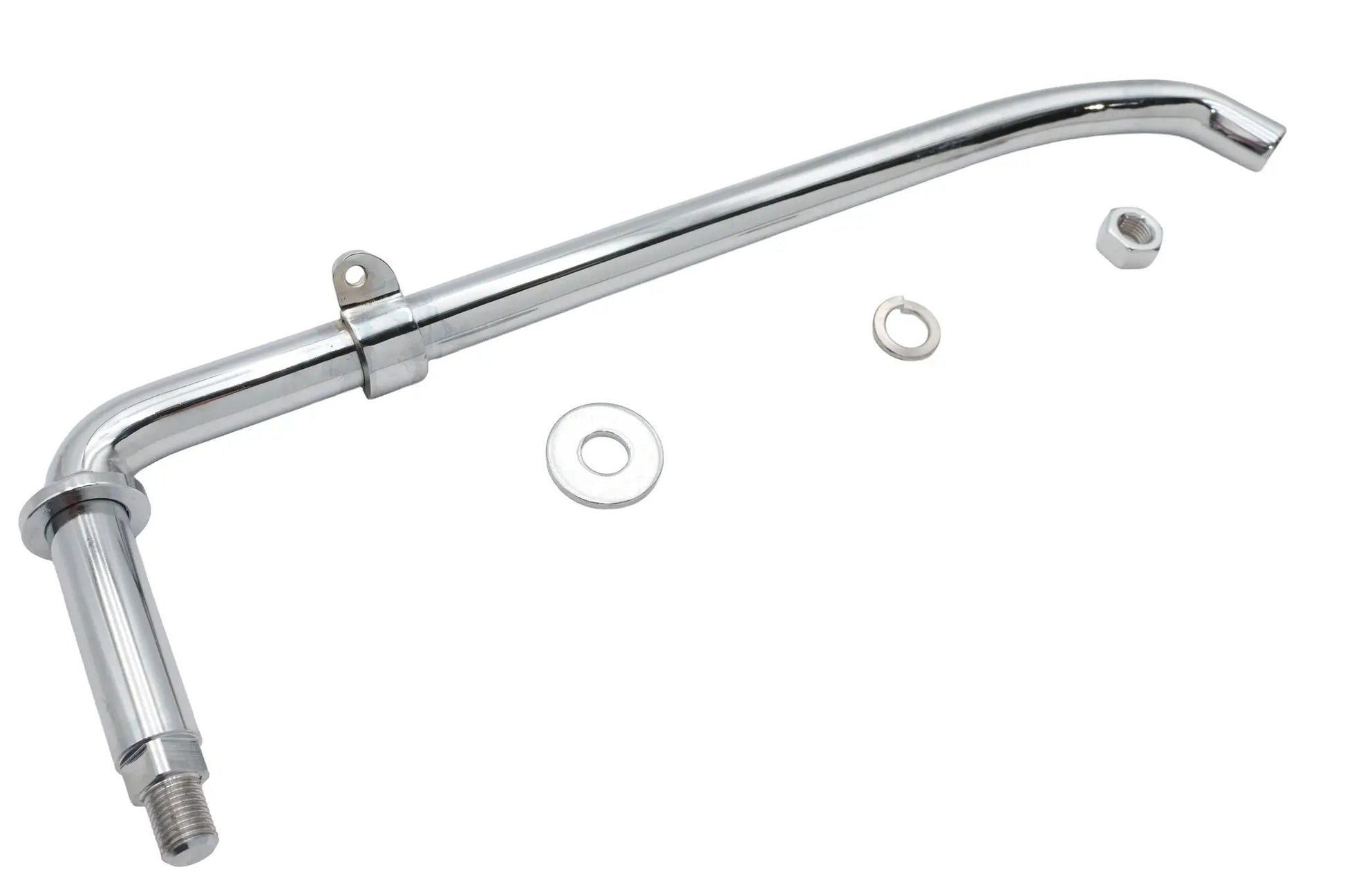 Wyatt Gatling Jiffy Kickstand Leg Chrome for Harley Davidson EL and FL Models - Part 75057C by Wyatt Gatling