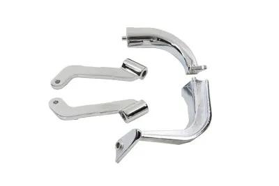 V-Twin Chrome Footboard Mount Bracket Set for Harley Davidson FLT Models (Part #50518-09) by V-Twin