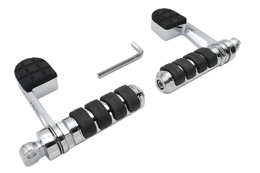 Wyatt Gatling Soft Pegster Heel Stirrup Kit for Driver Footpeg Mounts and Highway Bars - Part Number 74319 by Wyatt Gatling