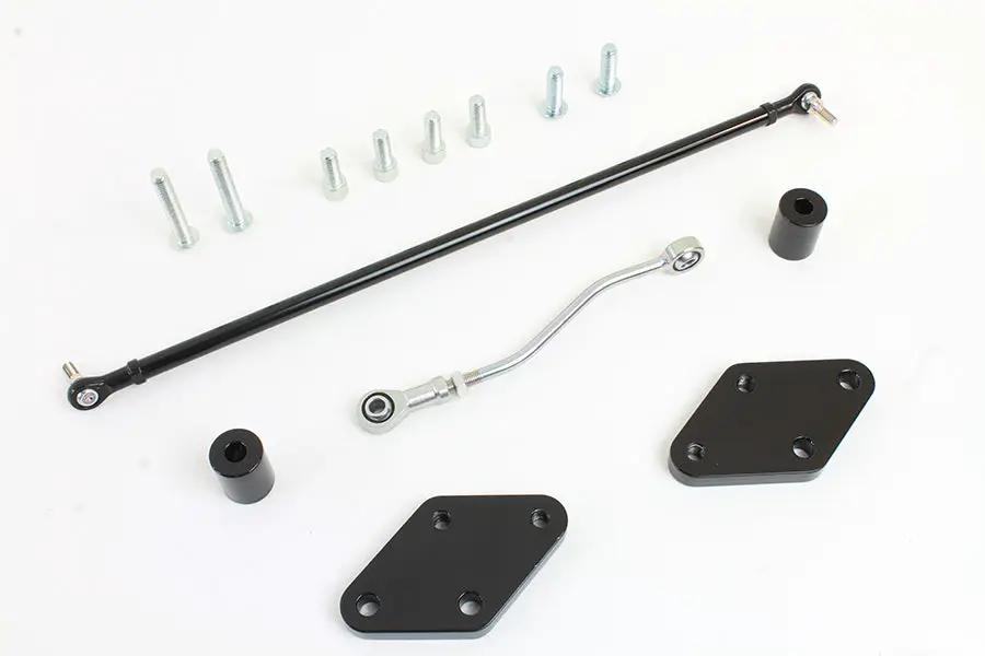Wyatt Gatling Reduced Reach Forward Control Kit Black for Harley Davidson XL (2004-2013) by Wyatt Gatling