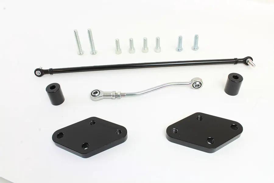 Wyatt Gatling Reduced Reach Forward Control Kit Black for Harley Davidson XL (2004-2013) by Wyatt Gatling