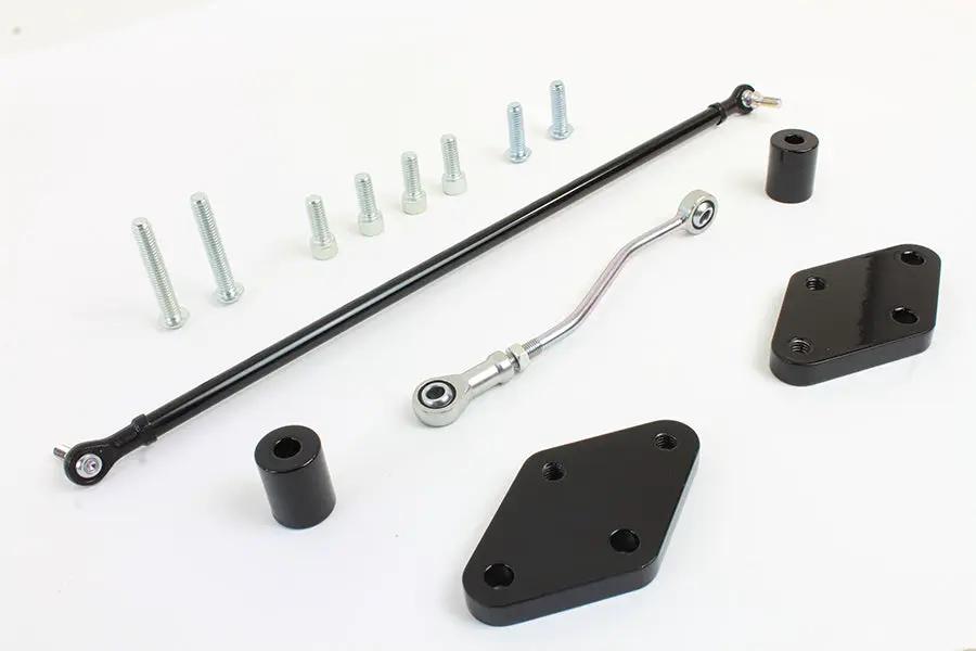 Wyatt Gatling Reduced Reach Forward Control Kit Black for Harley Davidson XL (2004-2013) by Wyatt Gatling