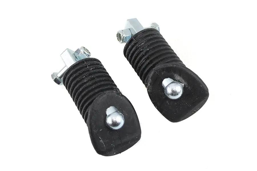 V-Twin FXR Driver Footpeg Set Zinc Plated for Harley Davidson FXR Models by V-Twin