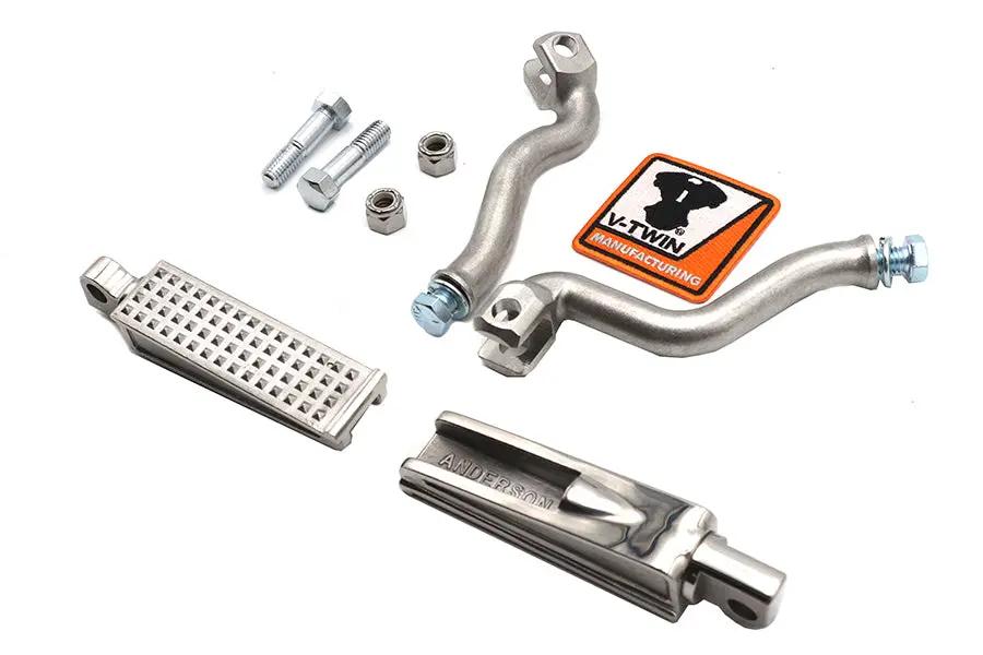 V-Twin Anderson Mid Footpeg Kit for Harley Davidson FL Models by V-Twin