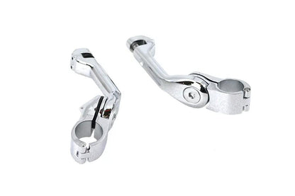 V-Twin Adjustable Long Footpeg Mount Kit Chrome (Part No. 77433A) by V-Twin
