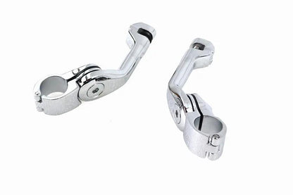 V-Twin Adjustable Long Footpeg Mount Kit Chrome (Part No. 77433A) by V-Twin