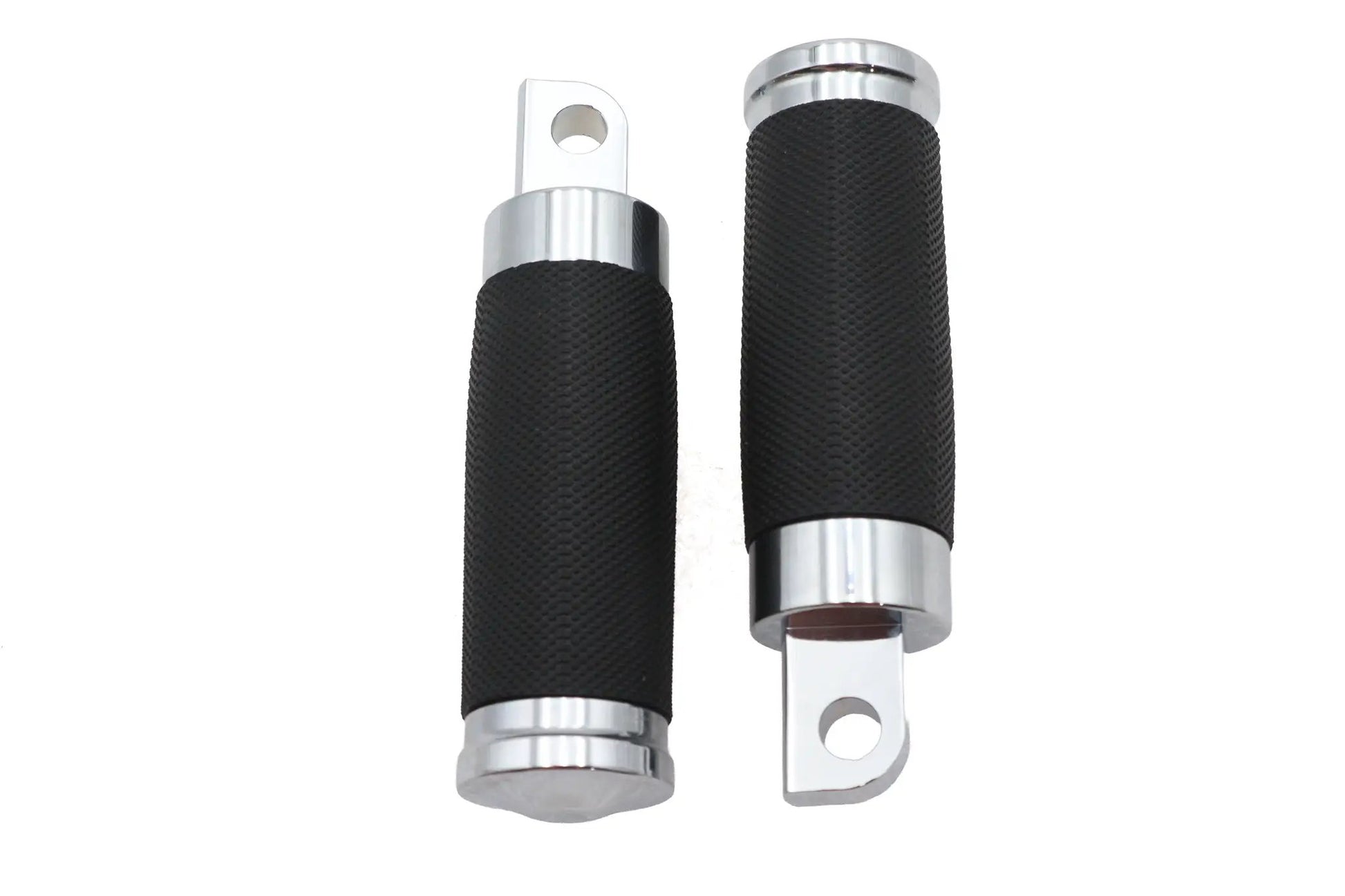 V-Twin Caliber Footpeg Set Chrome – Male Mount Motorcycle Footpegs by V-Twin