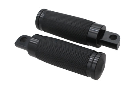 V-Twin Caliber Footpeg Set Black for Cruiser Motorcycles - Part #77271B by V-Twin