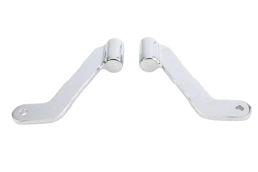 V-Twin Footboard Mount Bracket Set Chrome for Harley Davidson FLT (1983-1992) by V-Twin