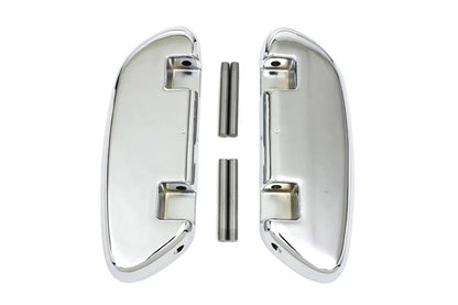 Wyatt Gatling Passenger Footboard Set Chrome for Harley Davidson FLT by Wyatt Gatling