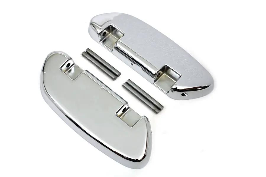 Wyatt Gatling Passenger Footboard Set Chrome for Harley Davidson FLT by Wyatt Gatling
