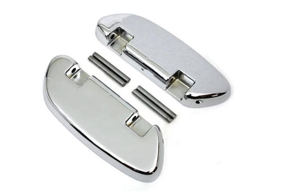Wyatt Gatling Passenger Footboard Set Chrome for Harley Davidson FLT by Wyatt Gatling