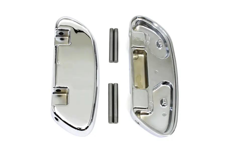 Wyatt Gatling Passenger Footboard Set Chrome for Harley Davidson FLT by Wyatt Gatling