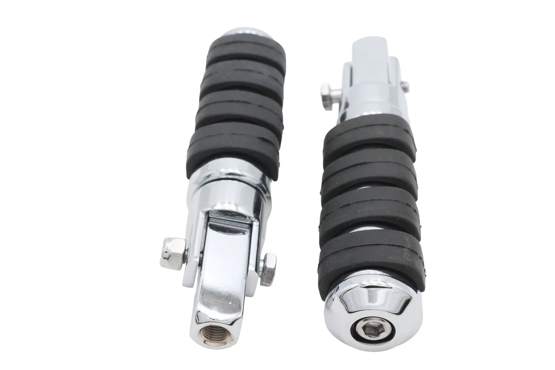 Ultima Cat Paw Footpeg Set with 3/8 Inch Stud Mount - Chrome Plated Anti-Vibe Footpegs by Ultima