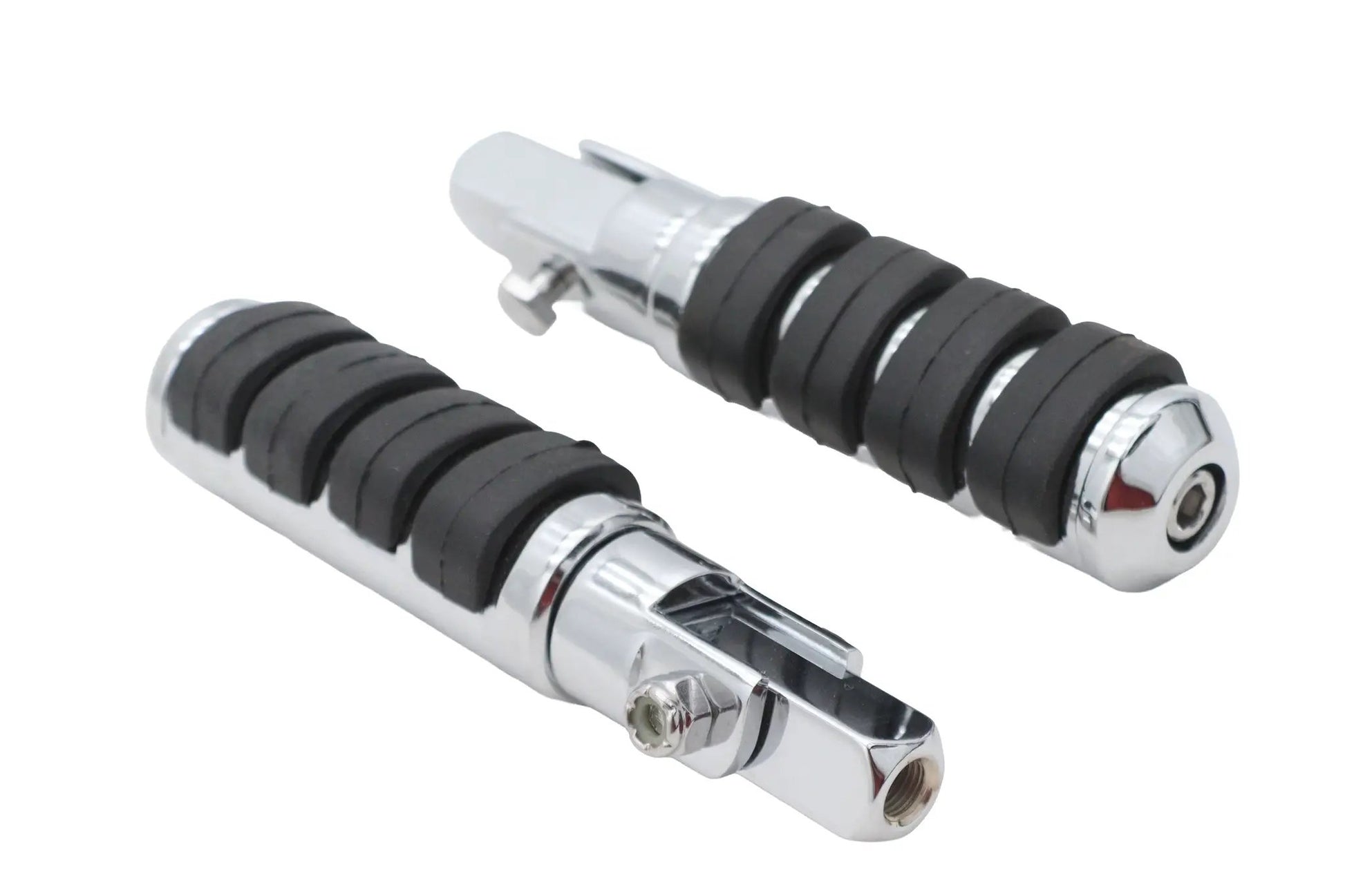 Ultima Cat Paw Footpeg Set with 3/8 Inch Stud Mount - Chrome Plated Anti-Vibe Footpegs by Ultima