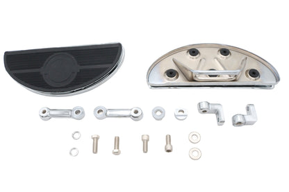 Ultima 123-18 Chrome D-Shaped Anti-Vibration Driver Footboard Set