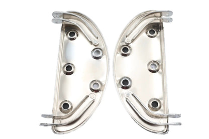 V-Twin Oval Footboard Set for Harley Davidson FL Models - 27-2420 by V-Twin