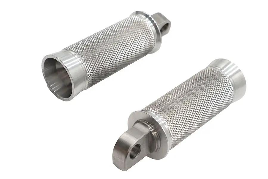 V-Twin Speedster Hollow Point Male Footpeg Set Polished for Harley Davidson Fx (1973-1982) by V-Twin