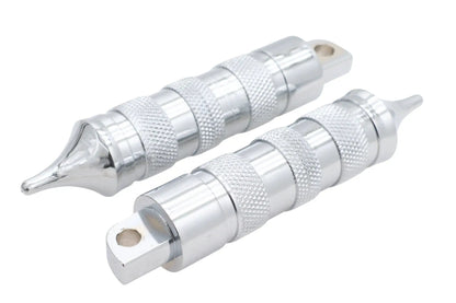 Ultima Pointed Style Chrome Footpeg Set - Part #35-173 by Ultima