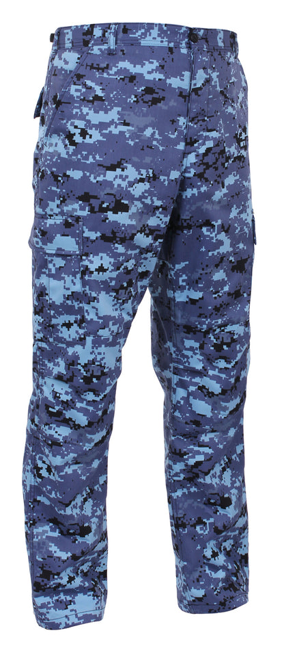 Rothco Digital Camo Tactical BDU Pants Sky Blue Digital Camo Size Large
