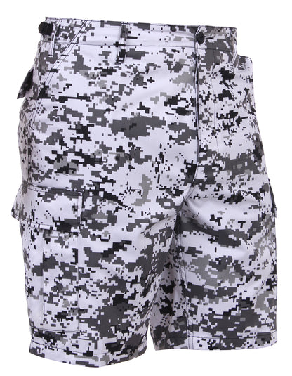 Rothco City Digital Camo BDU Shorts Size Large – Tactical Cargo Shorts for Outdoor & Field Use