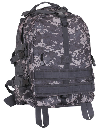 Rothco Large Camo Transport Pack in Subdued Urban Digital Camo – Tactical Backpack with MOLLE Compatibility