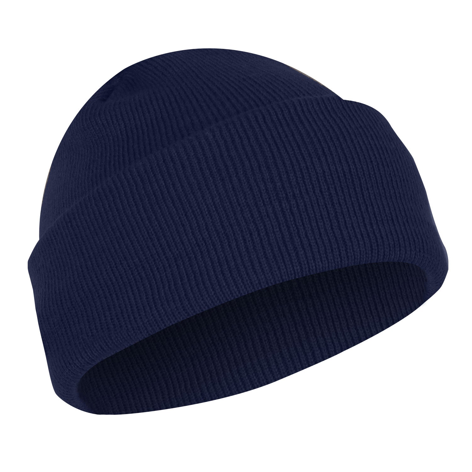 Rothco Deluxe Fine Knit Watch Cap Navy Blue - Warm Military-Style Beanie for Cold Weather Outdoor Activities