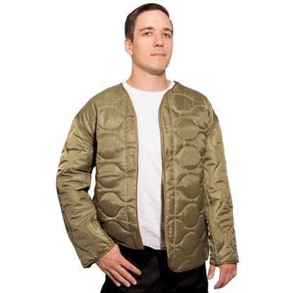 Rothco M-65 Field Jacket Liner 2XL Coyote Brown – Lightweight Insulation for Versatile Layering