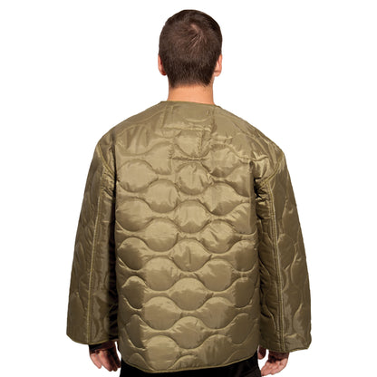Rothco M-65 Field Jacket Liner Coyote Brown Size Large – Lightweight Insulated Military Layer