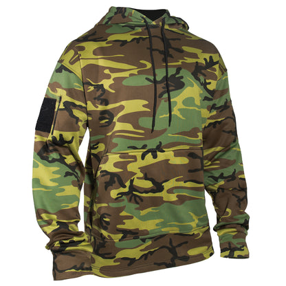 Rothco Concealed Carry Hoodie Woodland Camo Size L
