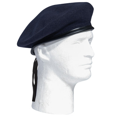 Rothco Wool Monty Beret Navy Blue Size Small – Classic Field Marshal Inspired Headwear
