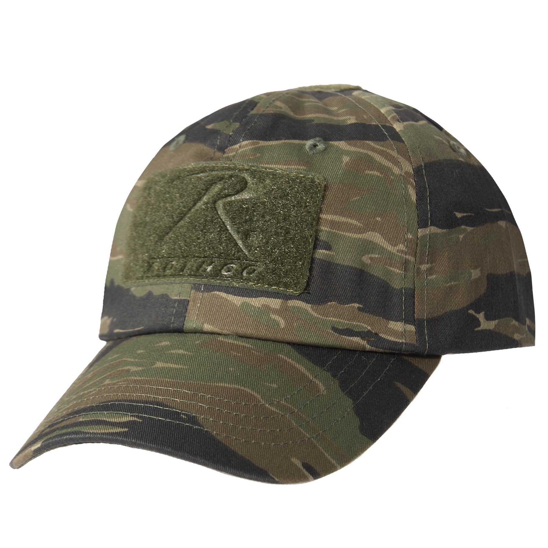 Rothco Tactical Operator Cap in Tiger Stripe Camo – Adjustable Military-Style Field Hat