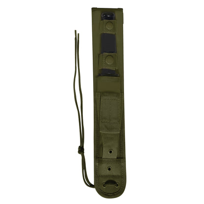 Rothco MOLLE Knife Sheath Olive Drab - Secure Tactical Blade Holder