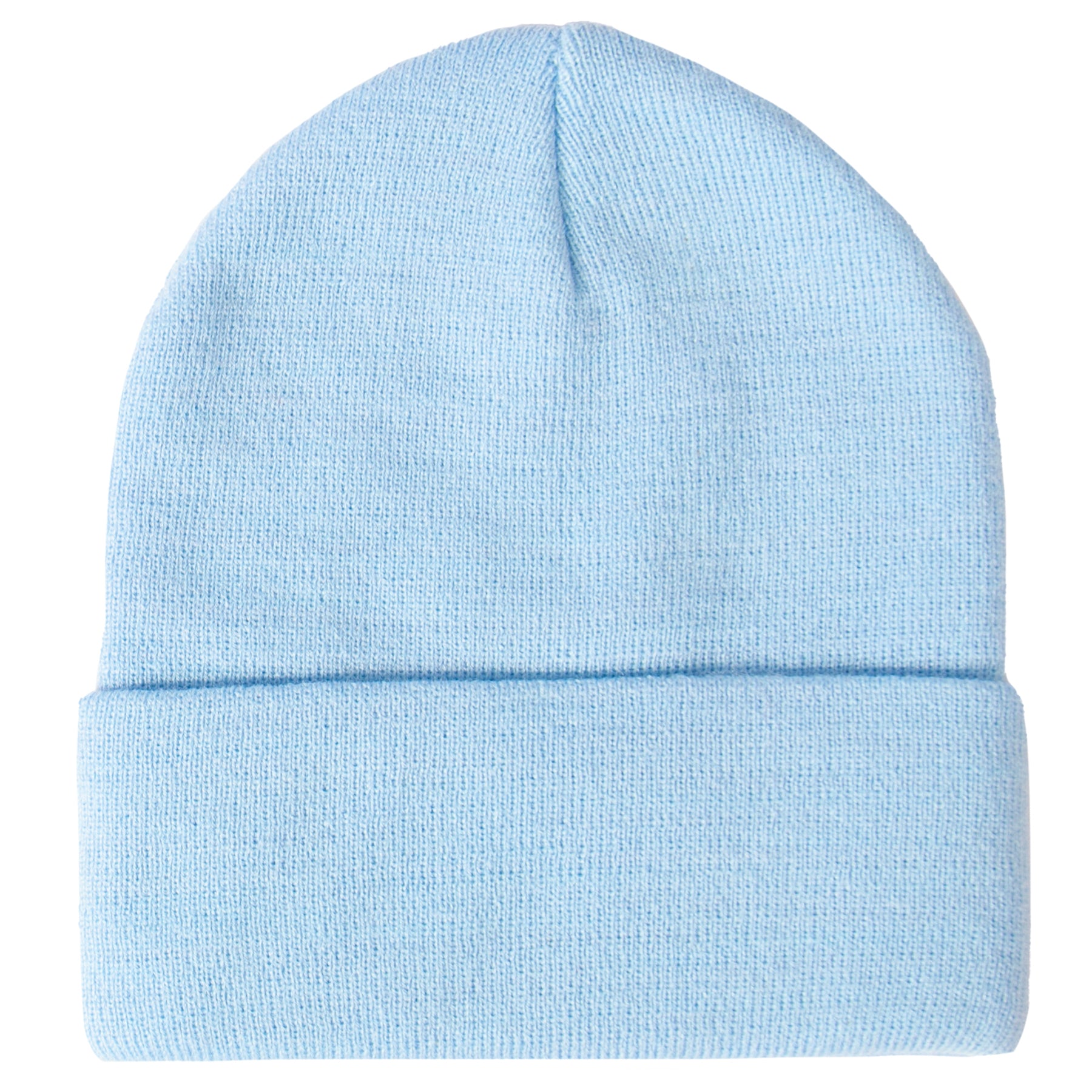 Rothco Deluxe Fine Knit Watch Cap Light Blue - Warm Military-Style Beanie for Outdoor Activities